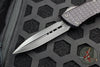 Microtech Combat Troodon OTF Knife- Delta -Shadow- Double Edge- Black Frag Handle-Black DLC Blade- HW Nickel Boron Internals 142-1CT-DSH