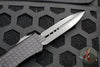Microtech Combat Troodon OTF Knife- Delta -Shadow- Double Edge- Black Frag Handle-Black DLC Blade- HW Nickel Boron Internals 142-1CT-DSH