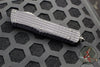 Microtech Combat Troodon OTF Knife- Delta -Shadow- Double Edge- Black Frag Handle-Black DLC Blade- HW Nickel Boron Internals 142-1CT-DSH