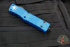 Microtech Blue Combat Troodon Double Edge Full Serrated Black Blade 142-3 BL