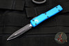 Microtech UTX-70 OTF Knife-  Double Edge- Blue Handle- Black Blade 147-1 BL