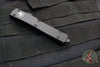 Microtech UTX-70 OTF Knife- Double Edge- Tactical- Black Handle- Black Plain Edge Blade 147-1 T