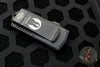 Microtech Jedi Knight Exocet Money Clip Double Edge Out The Front (OTF) Knife Black With Blue Blade 157-1 JK