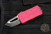 Microtech Exocet Red Wallet Money Clip Tanto Edge Out The Front (OTF) Black Blade 158-1 RD