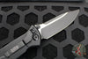 Microtech Socom Elite- Manual Folder- Single Edge- Black Handle- Two-tone Black Blade 160-1 T