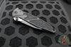 Microtech Socom Elite- Manual Folder- Single Edge- Black Handle- Two-tone Black Blade 160-1 T