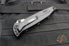 Microtech Socom Elite- Manual Folder- Tactical- Single Edge- Black Handle- Black Part Serrated Blade 160-2 T