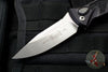 Microtech Socom Elite- (OTS) Auto- Single Edge- Black Handle- Stonewash Blade 160A-10