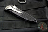 Microtech Socom Elite- (OTS) Auto- Single Edge- Black Handle- Stonewash Blade 160A-10