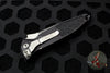 Microtech Socom Elite Auto (OTS)- Single Edge- Black Handle- Stonewash Part Serrated Blade 160A-11
