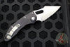 Microtech Stitch OTS Auto Knife- Black Handle- Stonewash Part Serrated Blade 169-11