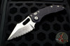 Microtech Stitch OTS Auto Knife Stonewash Full Serrated Blade 169-12