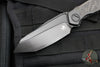 Microtech Anax- Black DLC Tanto Edge- DLC Finished Titanium Handle with Carbon Fiber Inlay- Plain Edge Blade- Dual Lanyard 191C-1 DLCTCFTI