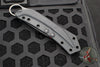 Microtech Feather Karambit Fixed Blade- DLC Black Standard 215-1 DLCS