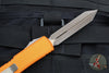 Microtech Ultratech OTF Knife- Spartan Edge- Orange Handle- Bronzed Apocalyptic Blade 223-13 APOR