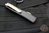 Microtech Ultratech OTF Knife- Spartan Edge- Black With Bronzed Apocalyptic Blade 223-13 AP