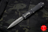 Microtech Dirac Delta OTF Knife- Double Edge- Black Handle- Apocalyptic Blade 227-10 AP