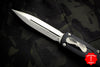 Microtech Dirac Delta OTF Knife- Black Handle- Stonewash Blade 227-10