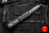 Microtech Dirac Delta OTF Knife- Double Edge- Tactical- Black Handle- Black Plain edge Blade- Black HW 227-1 T