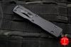 Microtech Dirac Delta OTF Knife- Double Edge- Tactical- Black Handle- Black Plain edge Blade- Black HW 227-1 T