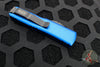 Microtech UTX-85 OTF Knife- Spartan Edge- Blue Handle- Black Blade 230-1 BL