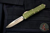Microtech UTX-85 II OTF Knife- Single Edge- OD Green With Bronze Blade 231II-13 ODS