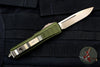 Microtech UTX-85 II OTF Knife- Single Edge- OD Green With Bronze Blade 231II-13 ODS
