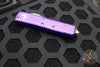 Microtech UTX-85 OTF Knife- Double Edge- Purple Handle- Bronzed Blade 232-13 PU