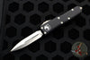 Microtech UTX-85 OTF Knife- Double Edge- Black Handle- Satin Blade 232-4