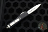 Microtech UTX-85 OTF Knife- Double Edge- Black Handle- Satin Blade 232-4