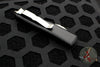 Microtech UTX-85 OTF Knife- Double Edge- Black Handle- Satin Blade 232-4
