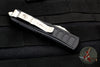 Microtech UTX-85 II OTF Knife- DE- Stepped Black Handle with Satin Blade 232II-4 S