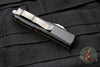 Microtech UTX-85 OTF Knife- Tanto Edge- Tan G-10 Top- Apocalyptic Full Serrated Blade 233-12 APGTTAS