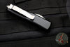 Microtech UTX-85 OTF Knife- Tanto Edge- Stonewash Full Serrated blade 233-12