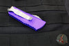Microtech Mini Troodon OTF Knife- Double Edge- Purple Handle- Apocalyptic Blade 238-10 APPU