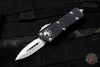 Microtech Mini Troodon OTF Knife- Double Edge- Black Handle- Stonewash Blade 238-10