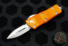 Microtech Mini Troodon OTF-Double Edge- Orange With Stonewash Blade 238-10 OR