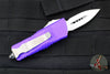 Microtech Mini Troodon OTF-Double Edge- Purple With Stonewash Blade 238-10 PU