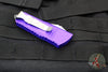 Microtech Mini Troodon OTF-Double Edge- Purple With Stonewash Blade 238-10 PU