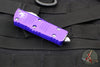 Microtech Mini Troodon OTF-Double Edge- Purple With Stonewash Blade 238-10 PU