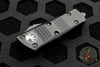 Microtech Mini Troodon Black Tactical Double Edge OTF With Black Blade and Hardware 238-1 T