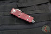 Microtech Mini Troodon OTF Knife- Double Edge- Merlot Red With Satin Blade 238-4 MR