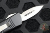 Microtech Mini Troodon Black Double Edge OTF With Satin Blade 238-4