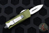 Microtech Mini Troodon OTF Knife- Double Edge- OD Green With Satin Full Serrated Blade 238-6 OD