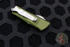 Microtech Mini Troodon OTF Knife- Double Edge- OD Green With Satin Full Serrated Blade 238-6 OD