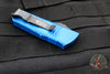 Microtech Mini Troodon OTF Knife- Tanto Edge- Blue With Black Blade and Hardware 240-1 BL