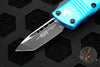 Microtech Mini Troodon OTF Knife- Tanto Edge- Turquoise With Black Blade and Hardware 240-1 TQ