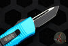 Microtech Mini Troodon OTF Knife- Tanto Edge- Turquoise With Black Blade and Hardware 240-1 TQ