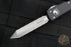 Microtech UTX-70 OTF Knife- Spartan Edge- Black Handle- Apocalyptic Plain Edge Blade 249-10 AP