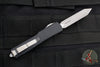 Microtech UTX-70 OTF Knife- Spartan Edge- Black Handle- Apocalyptic Plain Edge Blade 249-10 AP